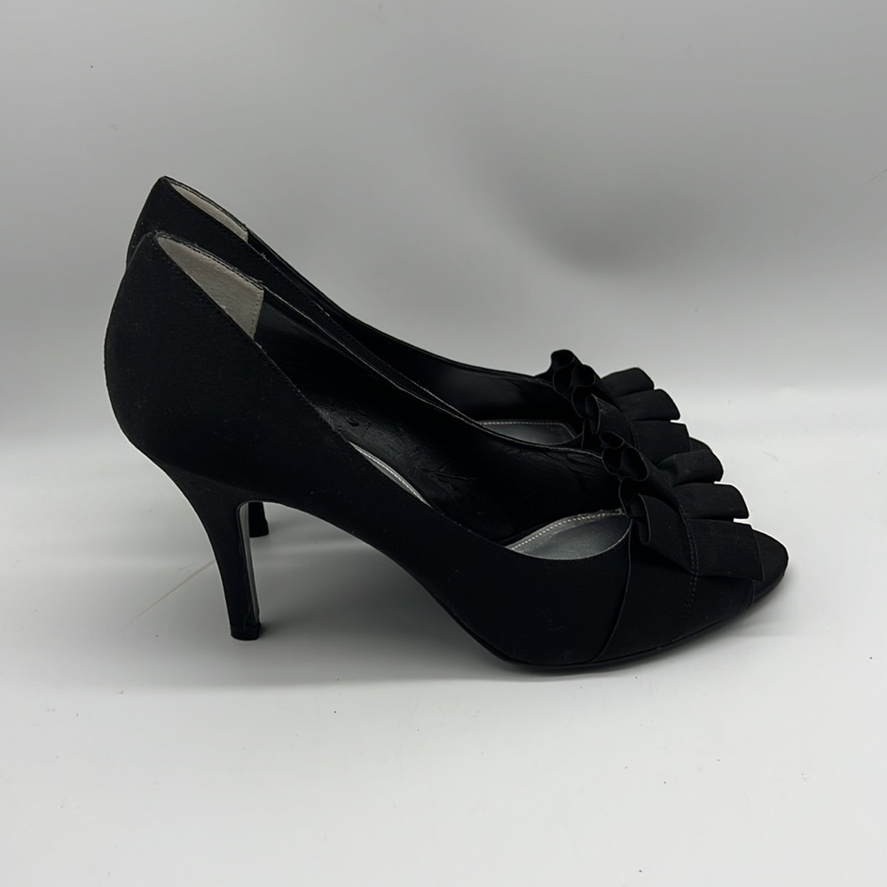 Apt. 9 Open Toe Ruffle Heels - Picture 2 of 8
